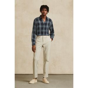 Sandro Paris Cream Button Up Pants Trousers  Mens Size EU 42